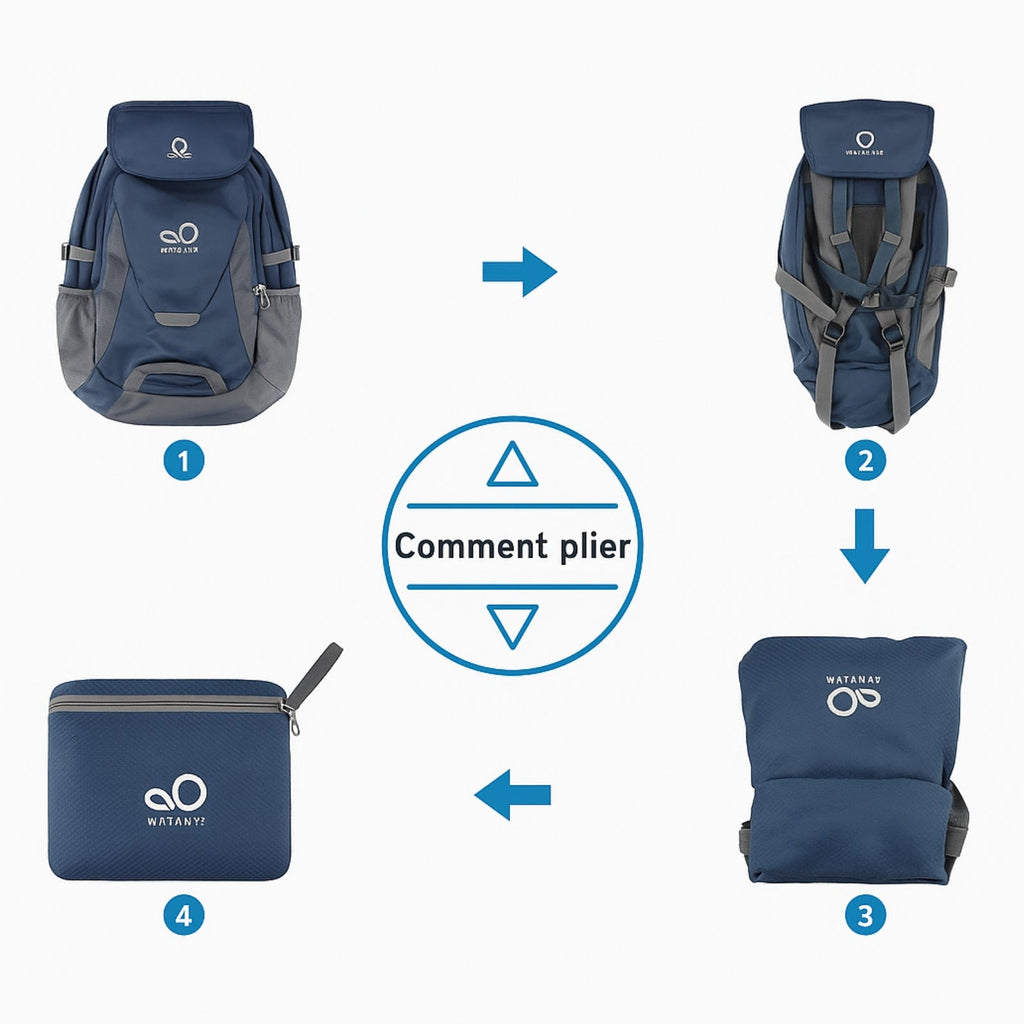 Sac à dos randonnée 30L Ultra léger et pliable | Esprit Baroudeur