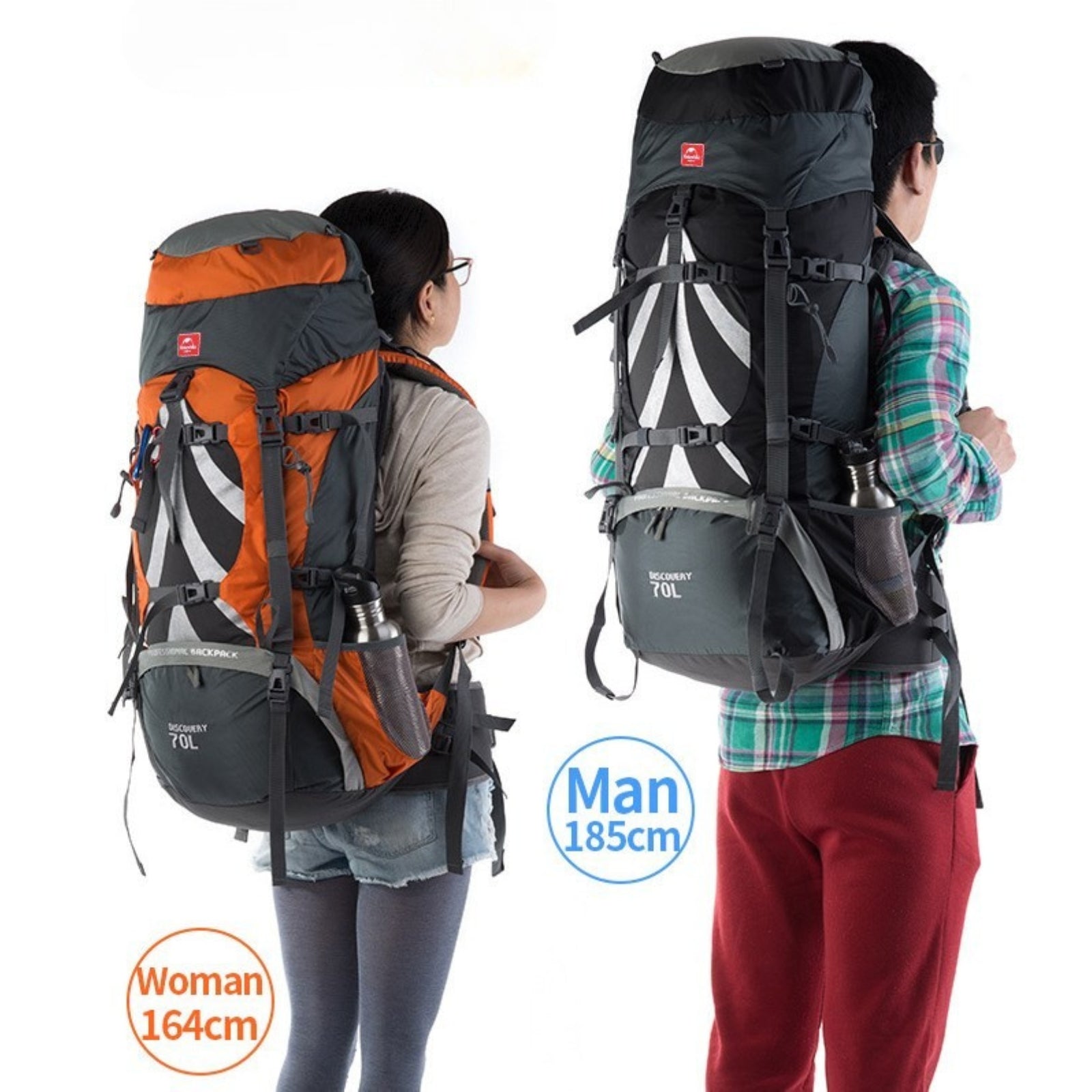 Sac à dos trekking homme grande capacité 75L