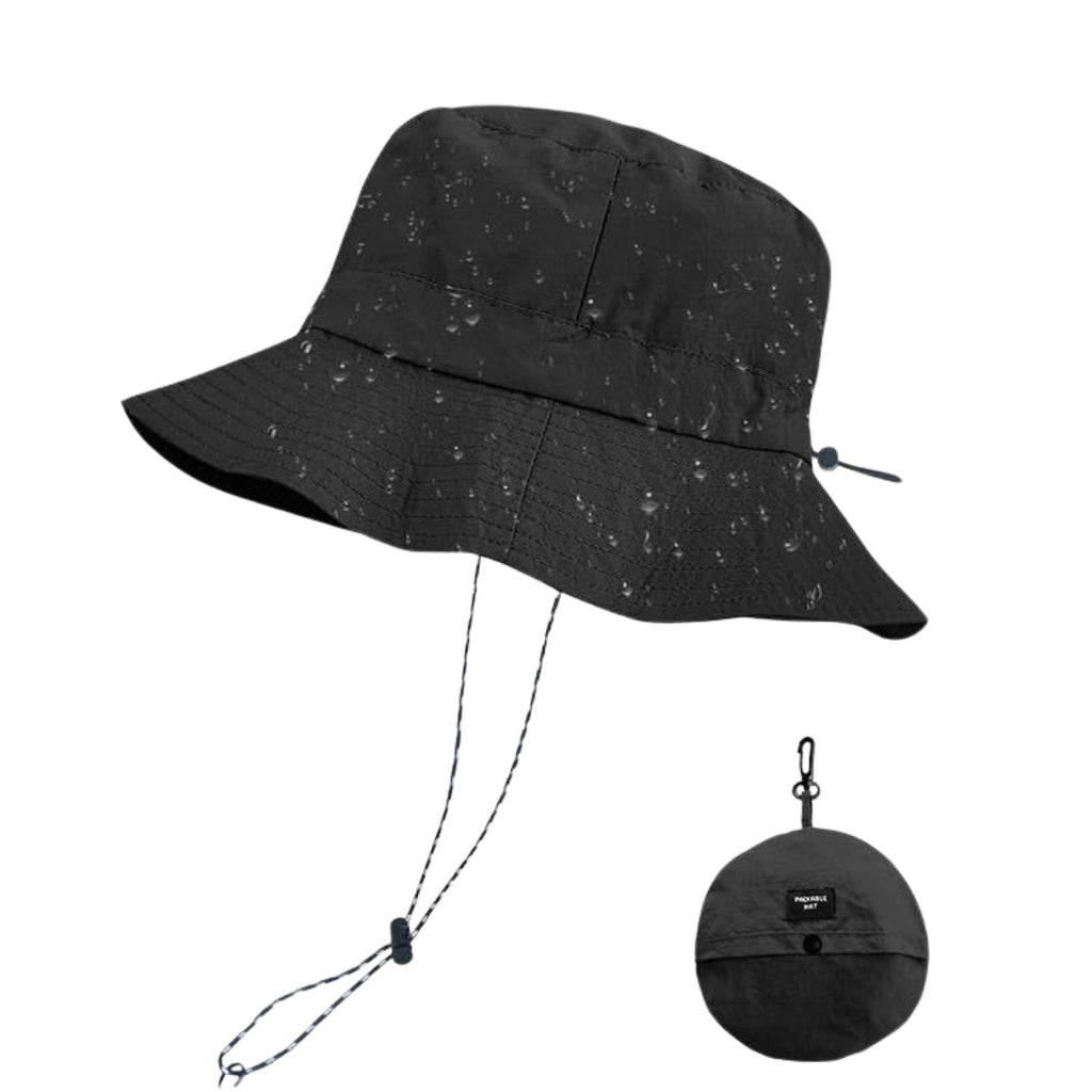 Chapeau de randonnée pliable imperméable avec cordon ajustable | Esprit Baroudeur
