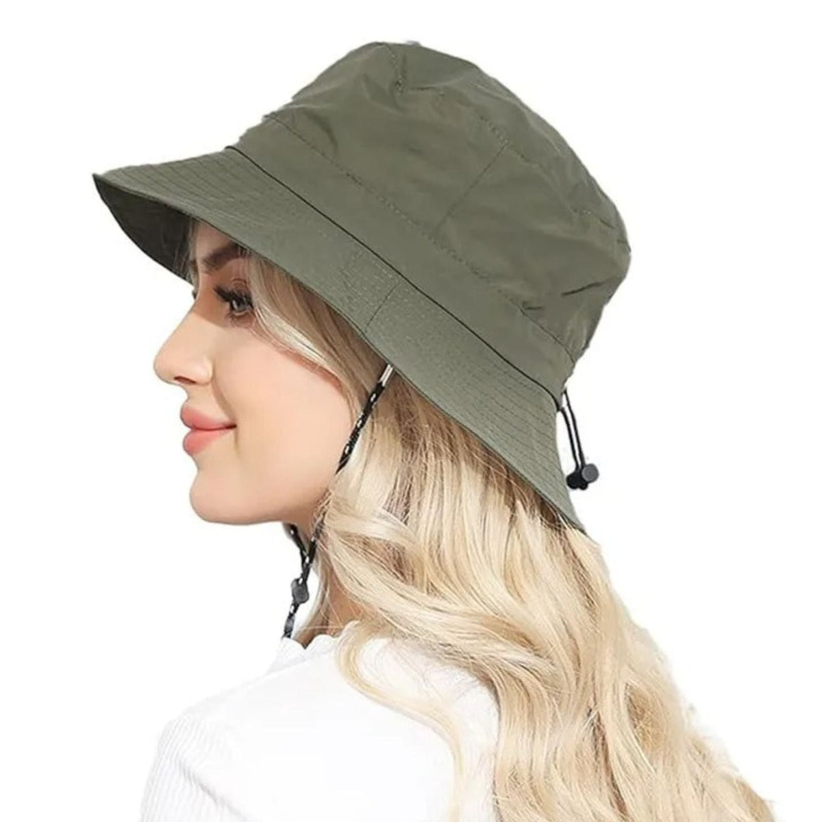 Chapeau de randonnée pliable imperméable avec cordon ajustable | Esprit Baroudeur