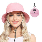 Chapeau de randonnée pliable imperméable avec cordon ajustable | Esprit Baroudeur