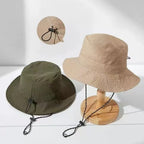 Chapeau de randonnée pliable imperméable avec cordon ajustable | Esprit Baroudeur