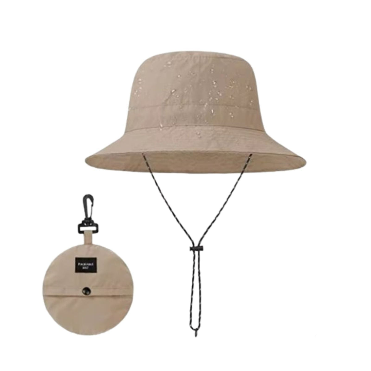 Chapeau de randonnée pliable imperméable avec cordon ajustable | Esprit Baroudeur