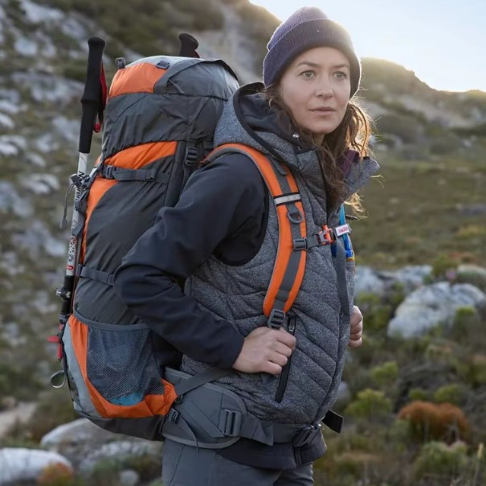 Sac à dos trekking homme grande capacité 75L