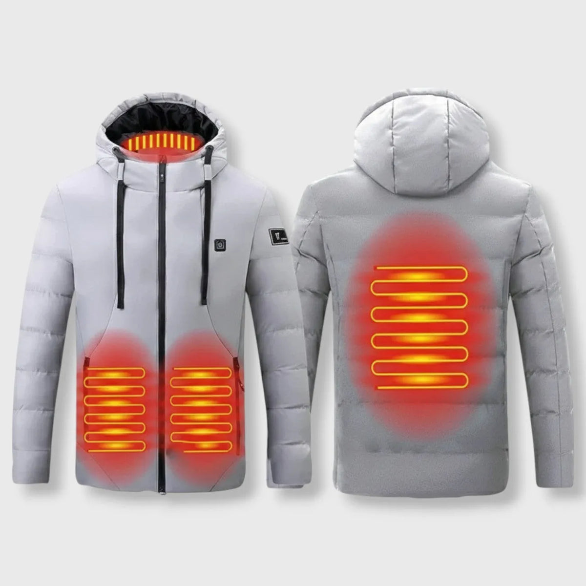 Doudoune chauffante à capuche pour randonnée hivernale | Esprit Baroudeur