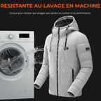 Doudoune chauffante à capuche pour randonnée hivernale | Esprit Baroudeur