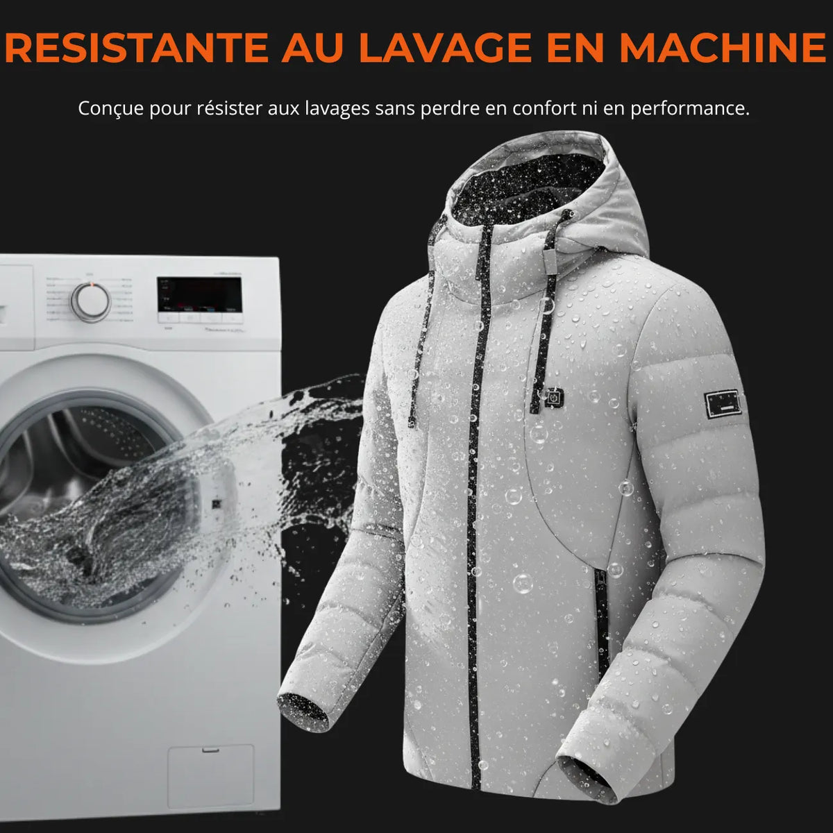 Doudoune chauffante à capuche pour randonnée hivernale | Esprit Baroudeur