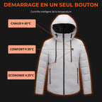 Doudoune chauffante à capuche pour randonnée hivernale | Esprit Baroudeur