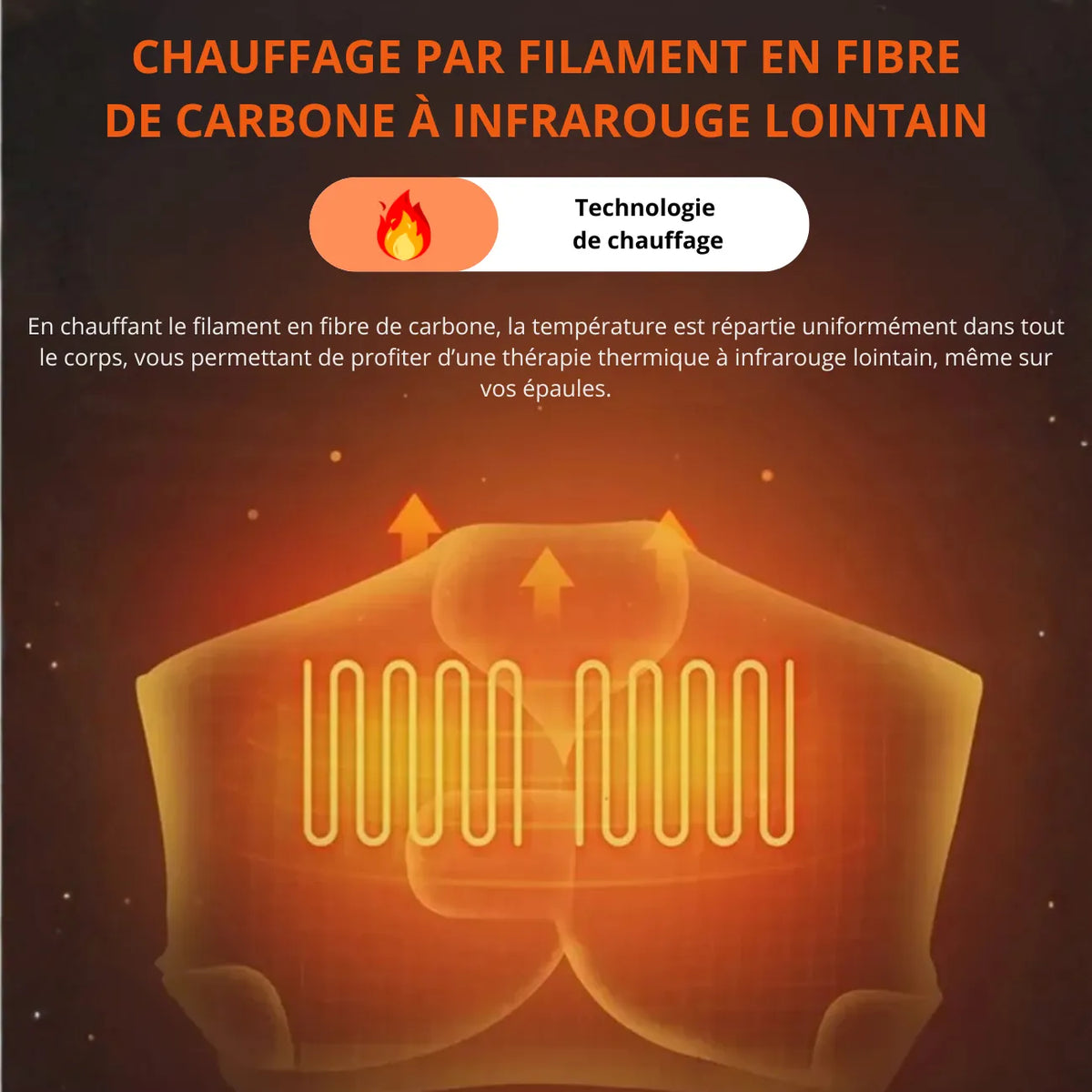 Doudoune chauffante à capuche USB zones de chauffe | Esprit Baroudeur