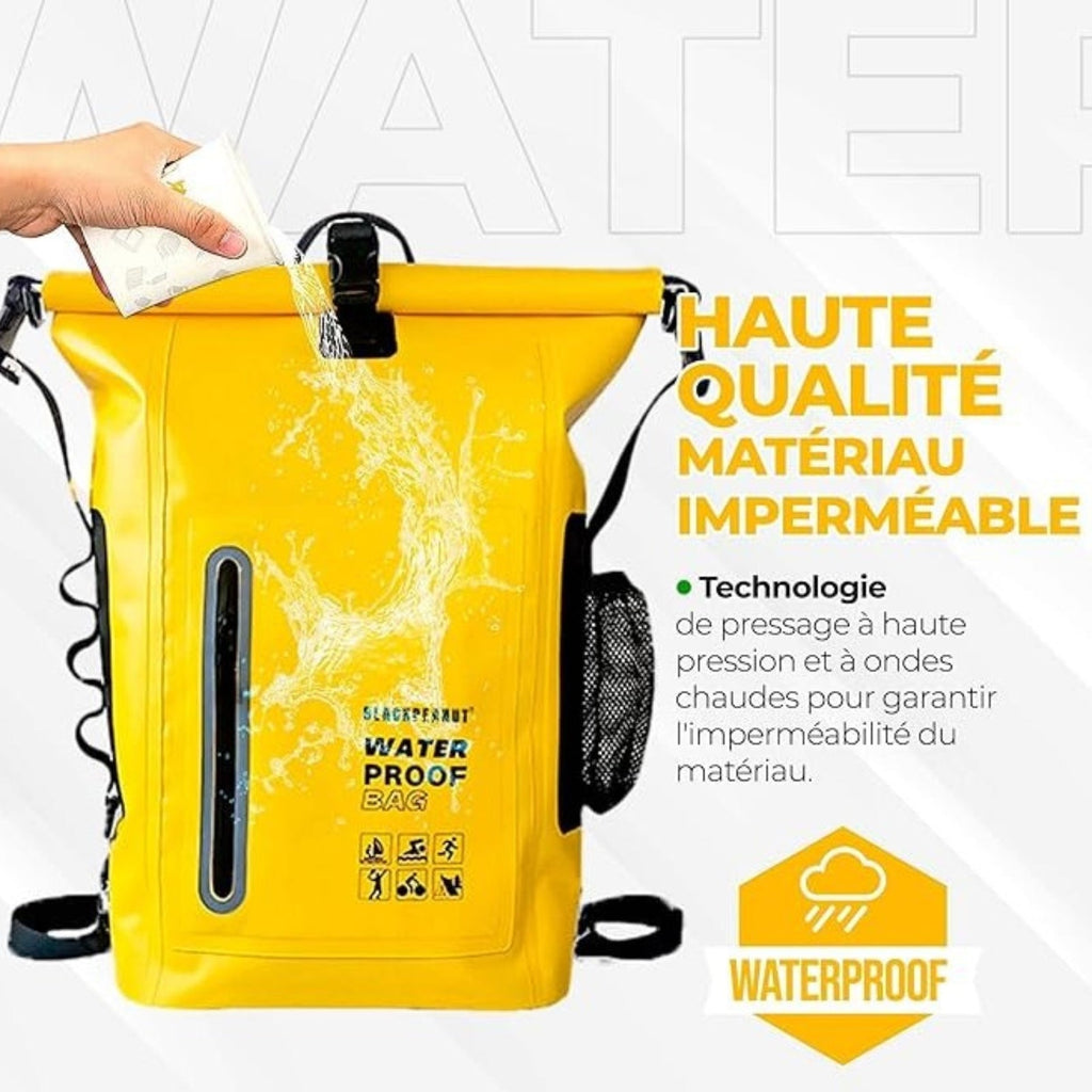 Sac à dos étanche randonnée 30L roll-top multiactivités | Esprit Baroudeur