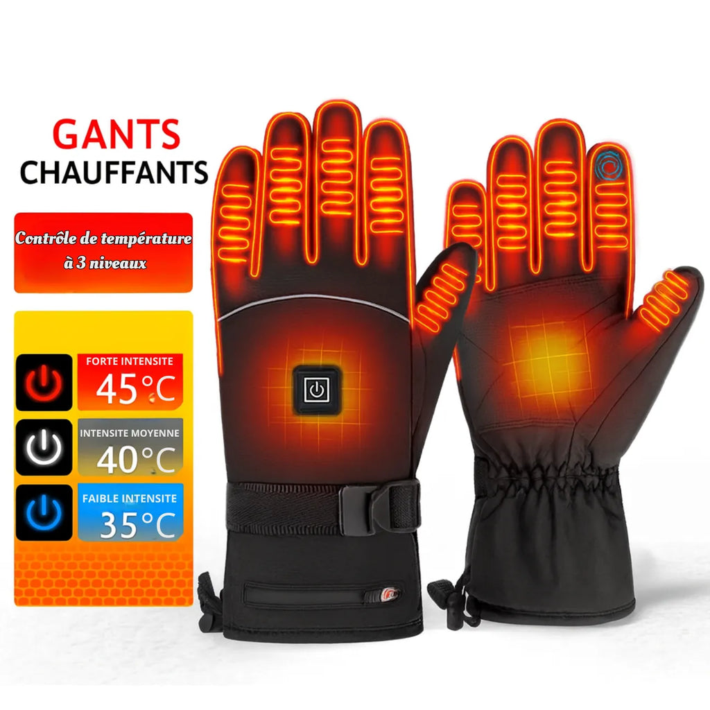 Gants chauffants électriques pour randonnée et ski hiver | Esprit Baroudeur