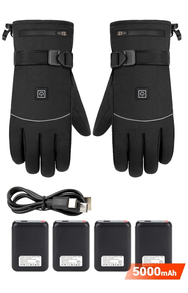 Gants chauffants électriques pour randonnée et ski hiver | Esprit Baroudeur