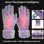 Gants chauffants hiver doublés tactiles pour grand froid | Esprit Baroudeur