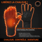 Gants thermiques rechargeables avec grip antidérapant | Esprit Baroudeur