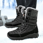 Bottes de neige imperméables fourrées tige haute hiver | Esprit Baroudeur