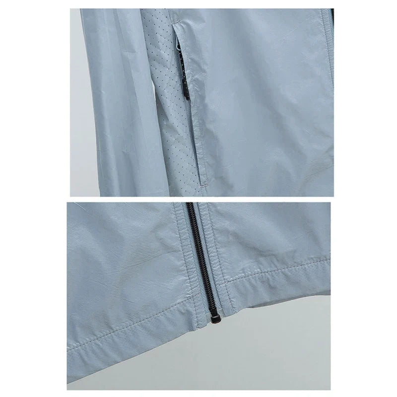 Coupe-vent randonnée léger à capuche protection solaire | Esprit Baroudeur