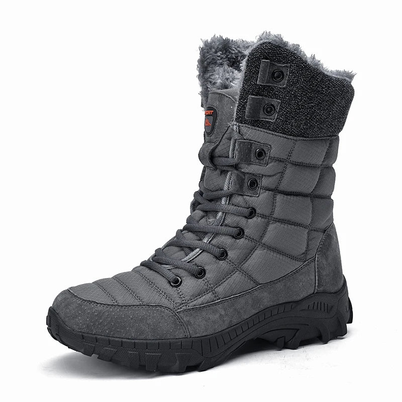Bottes de neige imperméables fourrées tige haute hiver | Esprit Baroudeur