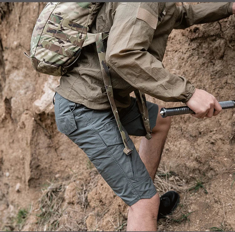 Short cargo de randonnée à poches multiples résistant | Esprit Baroudeur