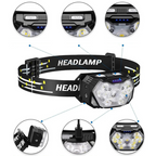 Lampe Frontale puissante | 9 LED