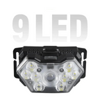 Lampe Frontale puissante | 9 LED
