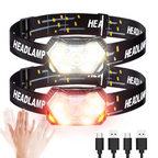 Lampe Frontale puissante | 9 LED