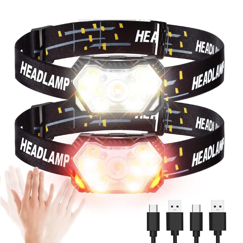 Lampe Frontale puissante | 9 LED