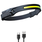 Lampe frontale puissante rechargeable USB grand angle | Esprit Baroudeur
