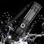 Lampe torche puissante rechargeable USB avec zoom | Esprit Baroudeur