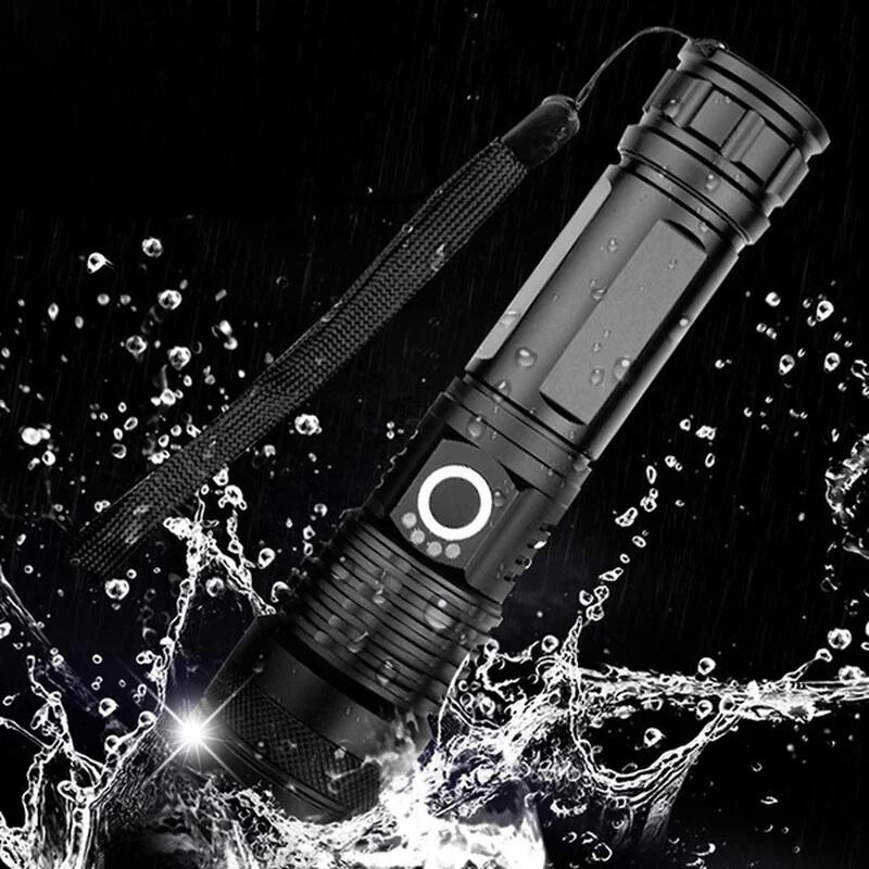 Lampe torche puissante rechargeable USB avec zoom | Esprit Baroudeur