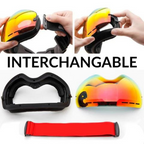 Masque de ski à verres interchangeables grand champ | Esprit Baroudeur