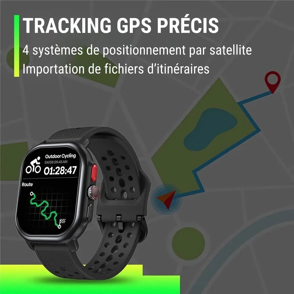 Montre GPS randonnée avec cartographie et suivi cardiaque | Esprit Baroudeur