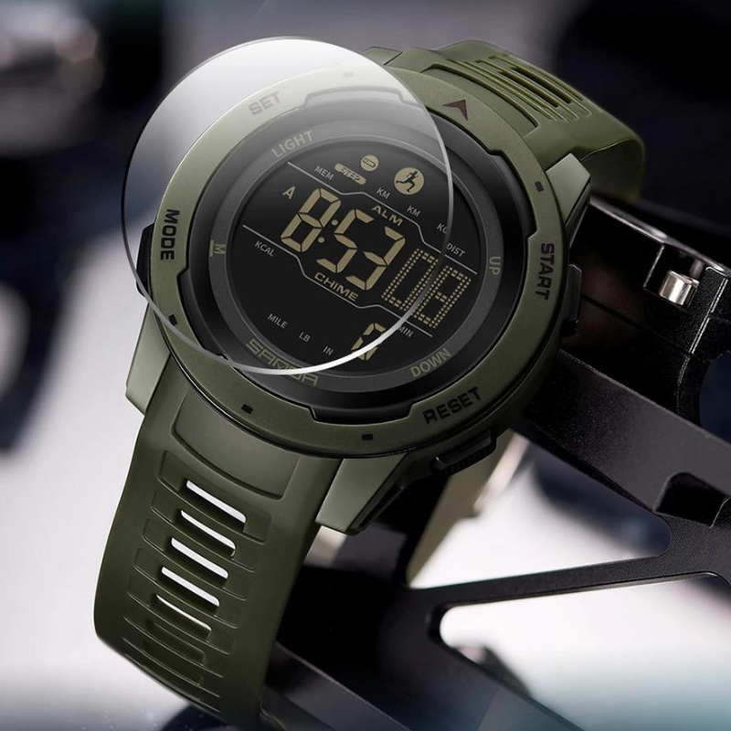 Montre de randonnée digitale avec podomètre et alarme | Esprit Baroudeur