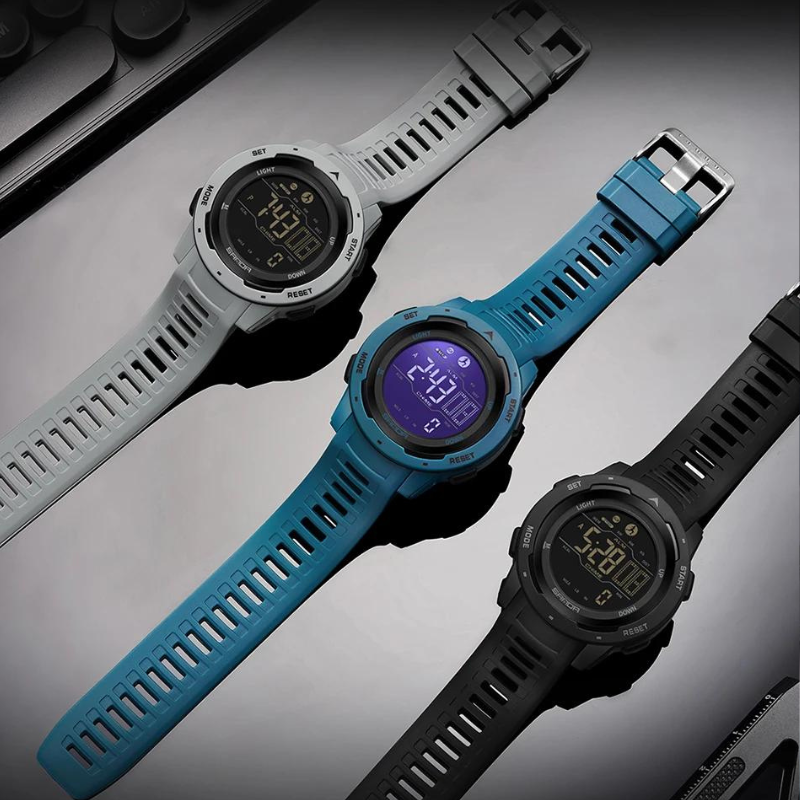 Montre de randonnée digitale avec podomètre et alarme | Esprit Baroudeur