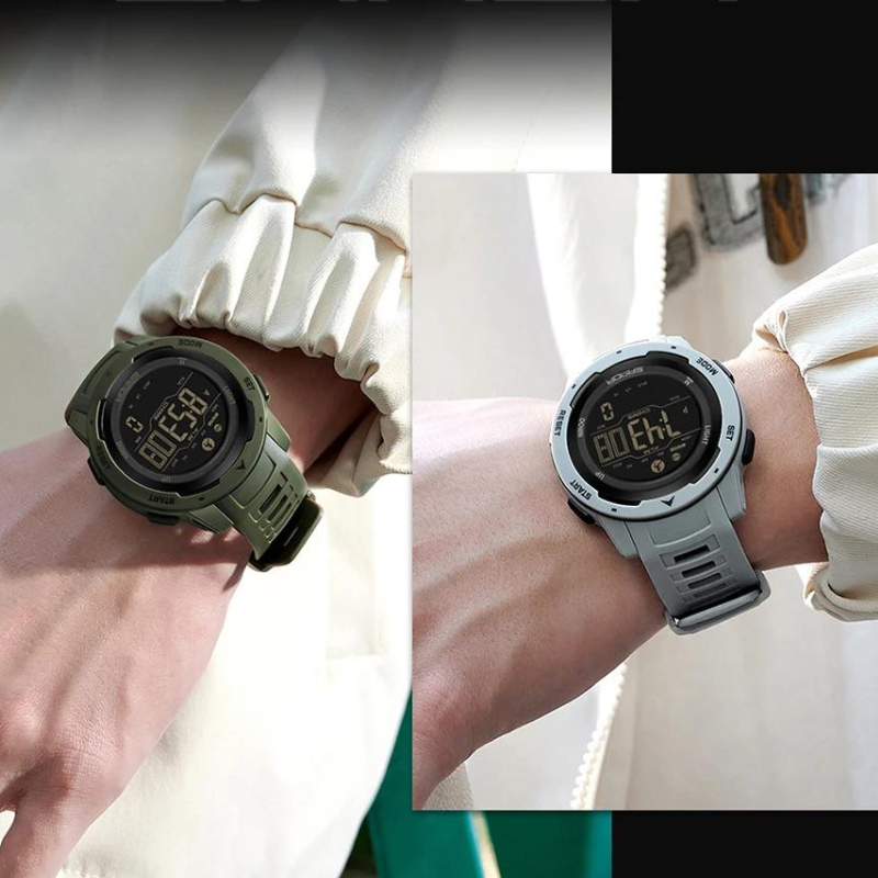 Montre de randonnée digitale avec podomètre et alarme | Esprit Baroudeur