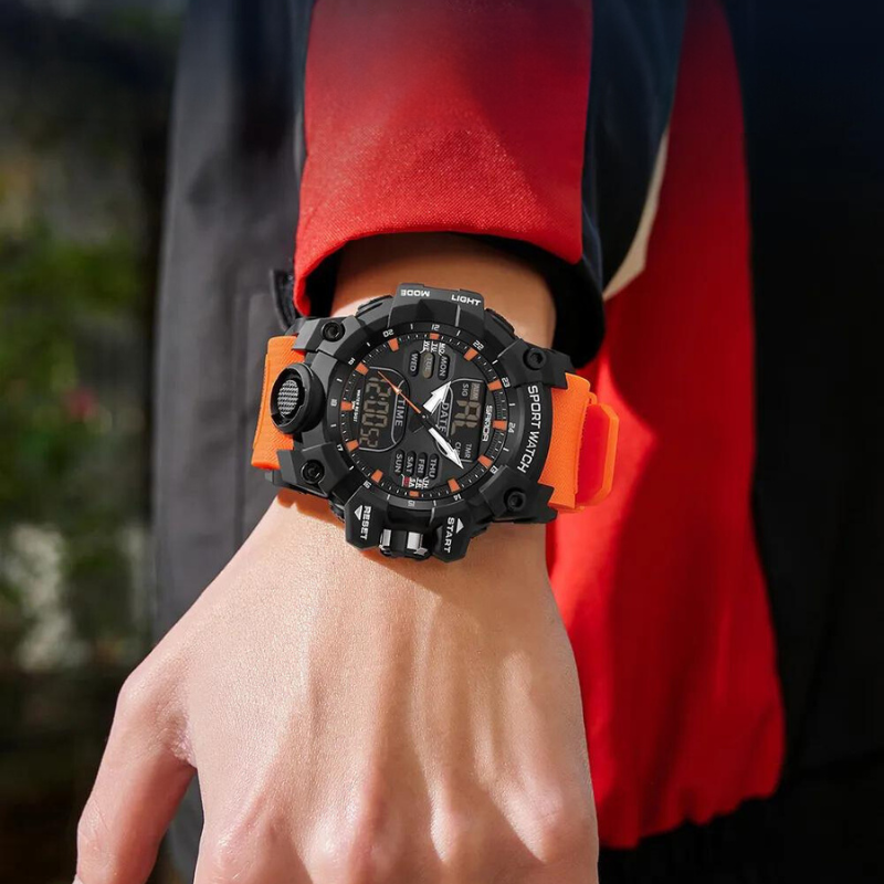 Montre de randonnée digitale analogique sport outdoor | Esprit Baroudeur