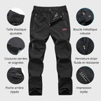 Pantalon ski de rando chaud et imperméable en montagne | Esprit Baroudeur