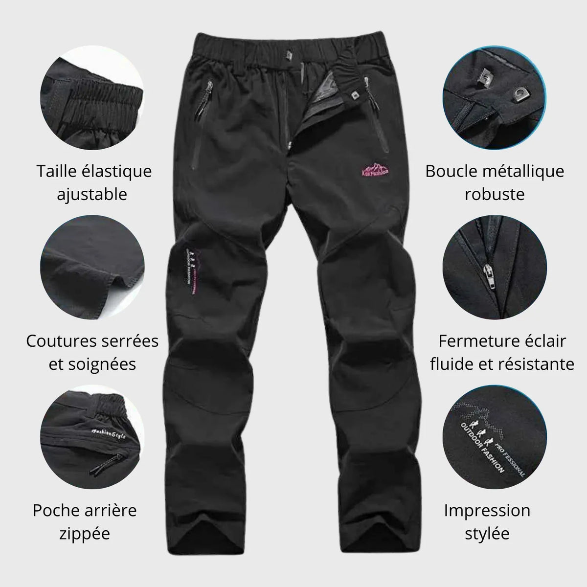 Pantalon ski de rando chaud et imperméable en montagne | Esprit Baroudeur