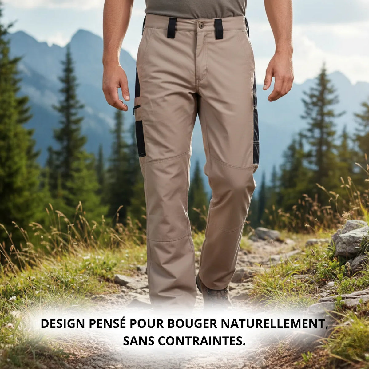 Pantalon de randonnée multi-poches résistant pour trek | Esprit Baroudeur
