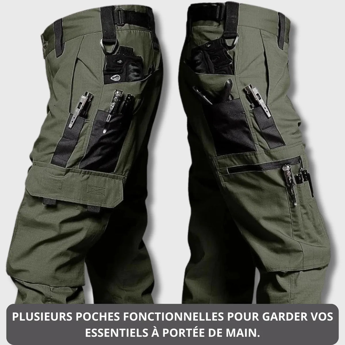 Pantalon de randonnée multi-poches résistant pour trek | Esprit Baroudeur