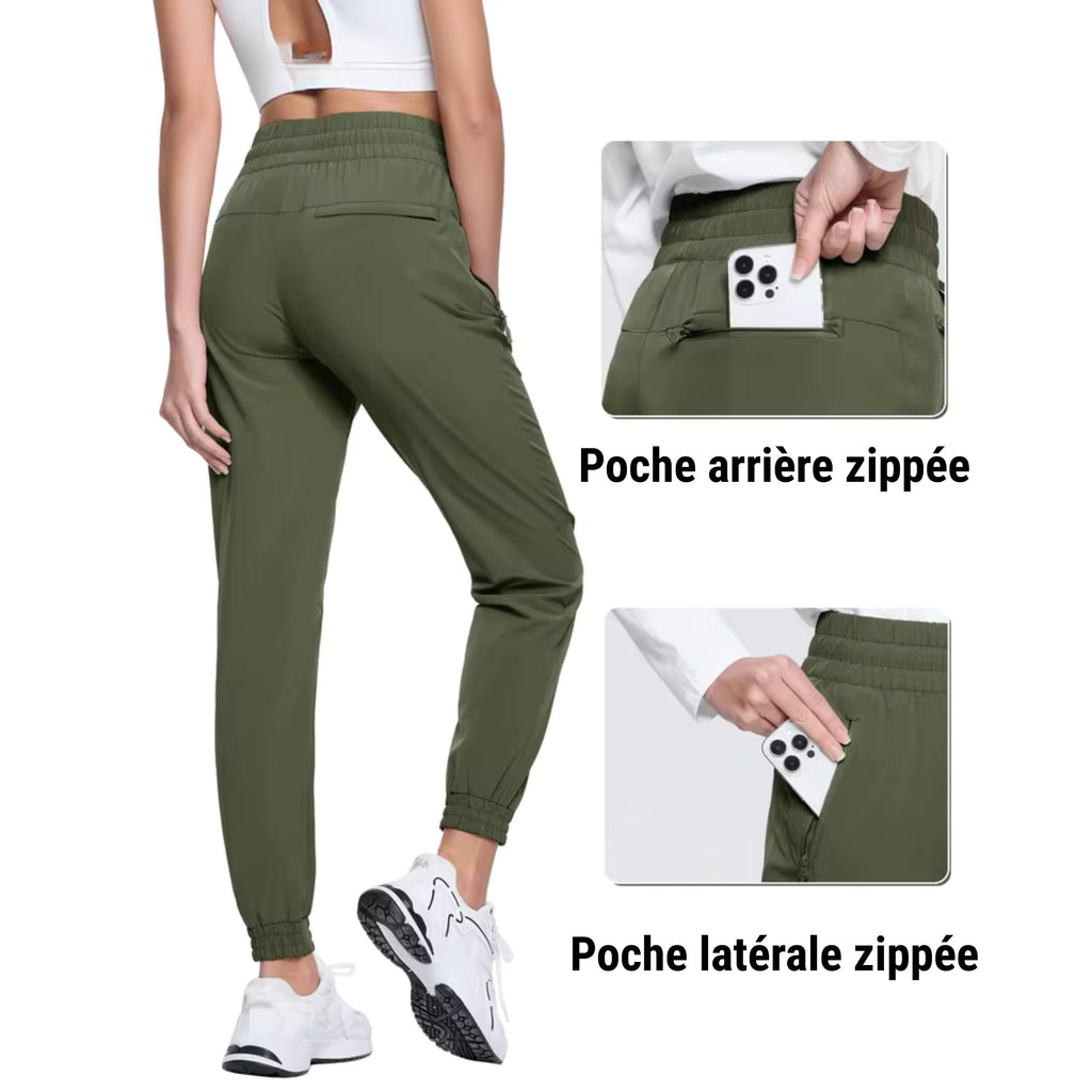Pantalon de randonnée été léger avec poches zippées | Esprit Baroudeur