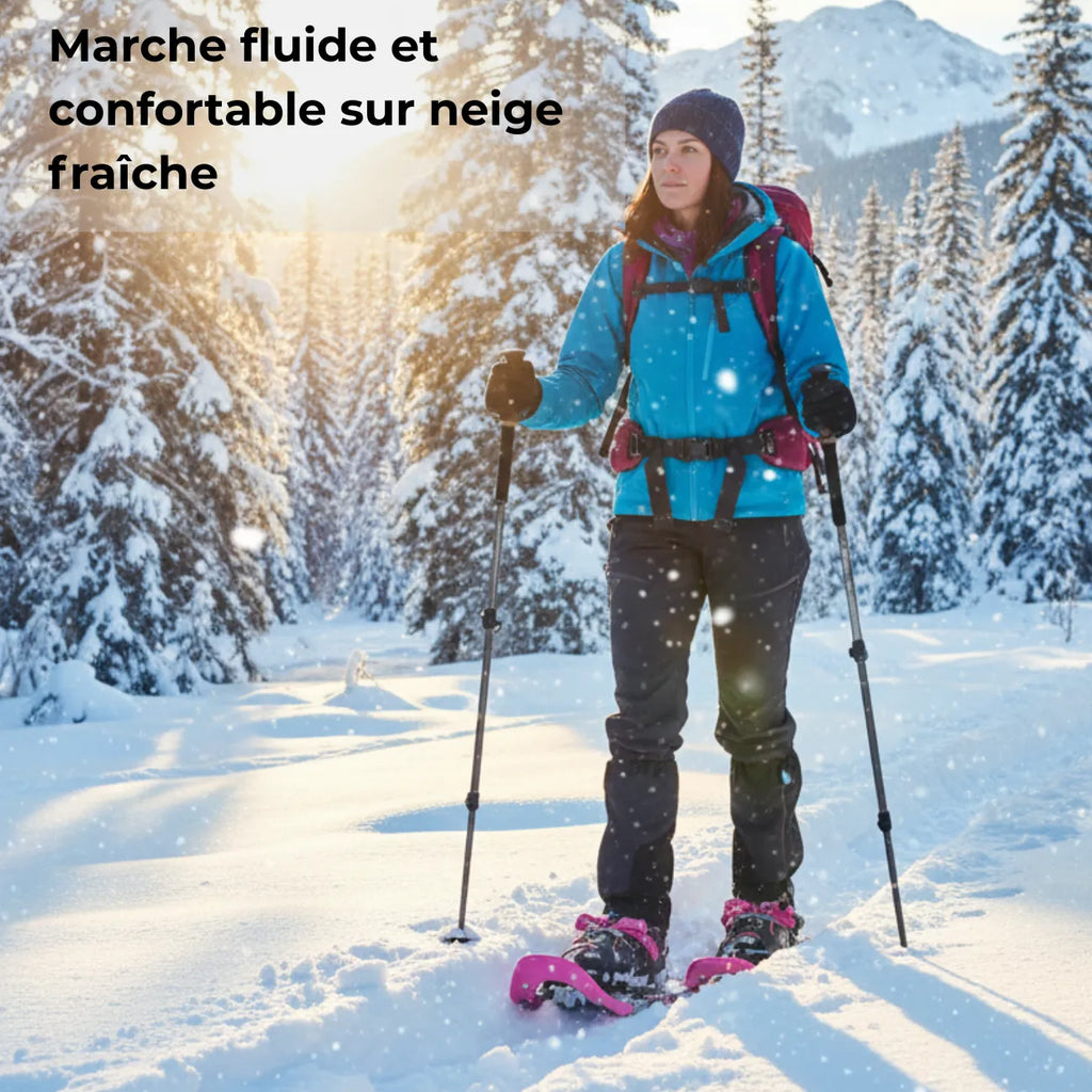 Raquettes à neige légères pour randonnée hivernale | Esprit Baroudeur