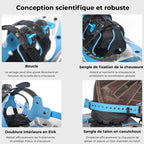 Raquettes à neige légères avec crampons pour randonnée hivernale | Esprit Baroudeur