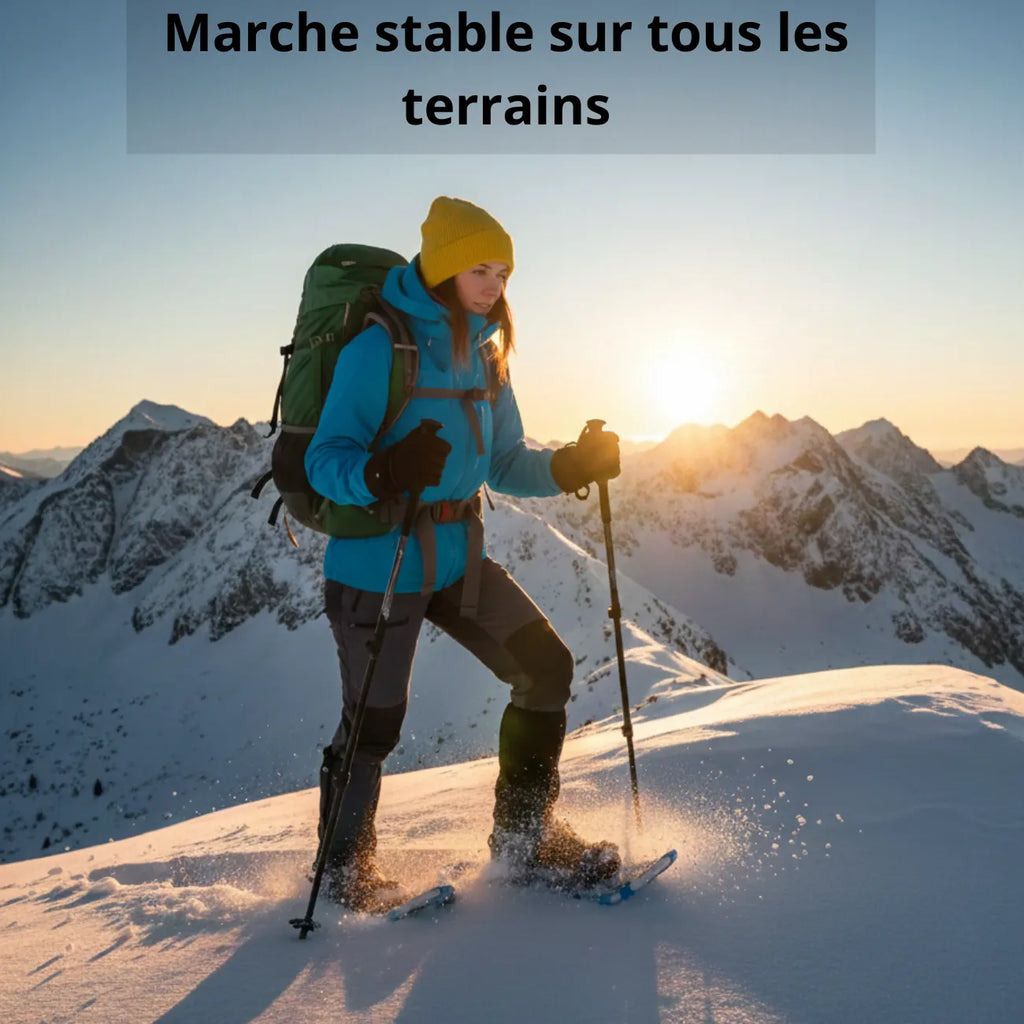 Raquettes neige légères pour randonnée hivernale | Esprit Baroudeur