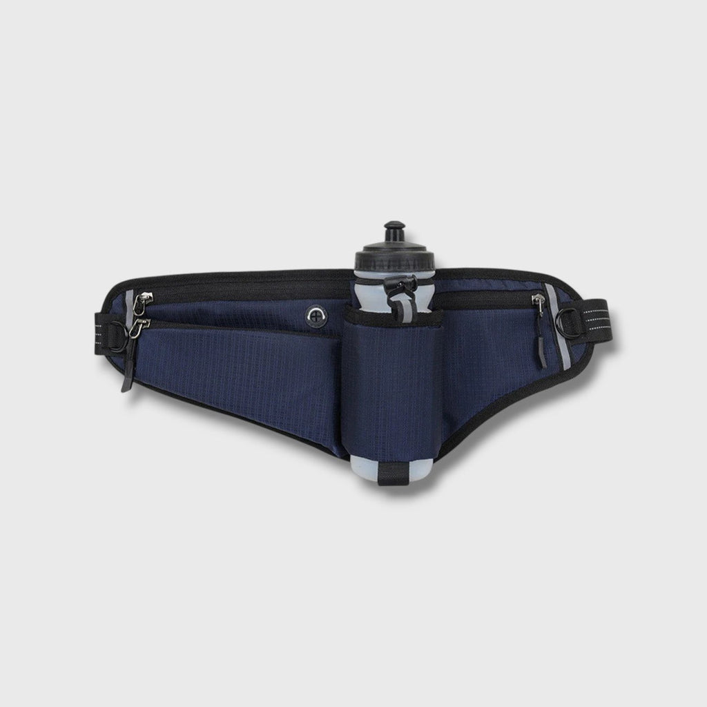 Ceinture de trail runner avec porte-gourde et poches | Esprit Baroudeur