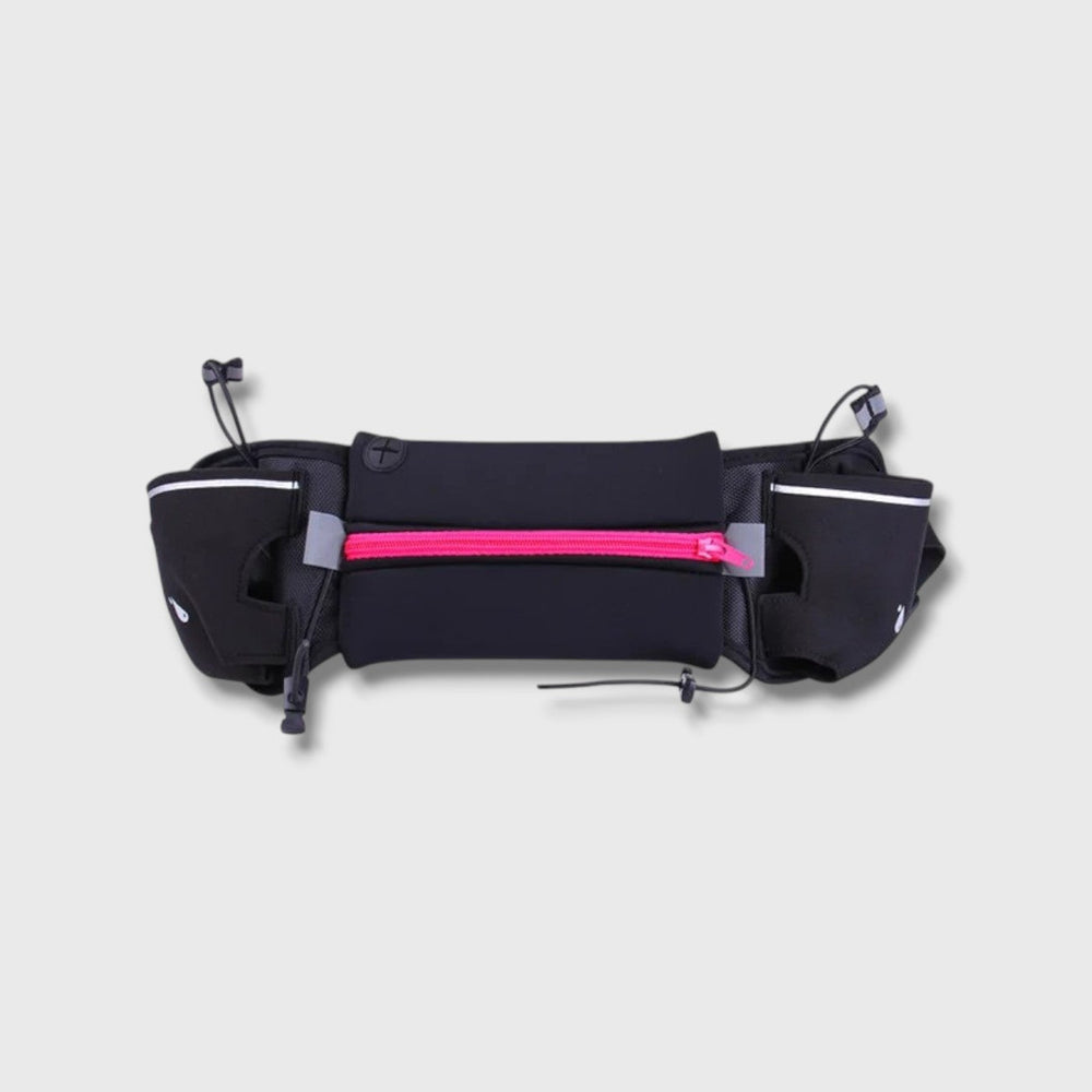 Ceinture d'hydratation running avec poches et gourdes