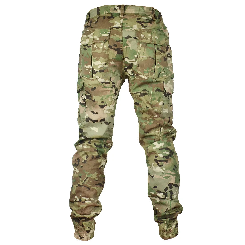 Pantalon randonnée militaire camouflage multi-poches tactique | Esprit Baroudeur