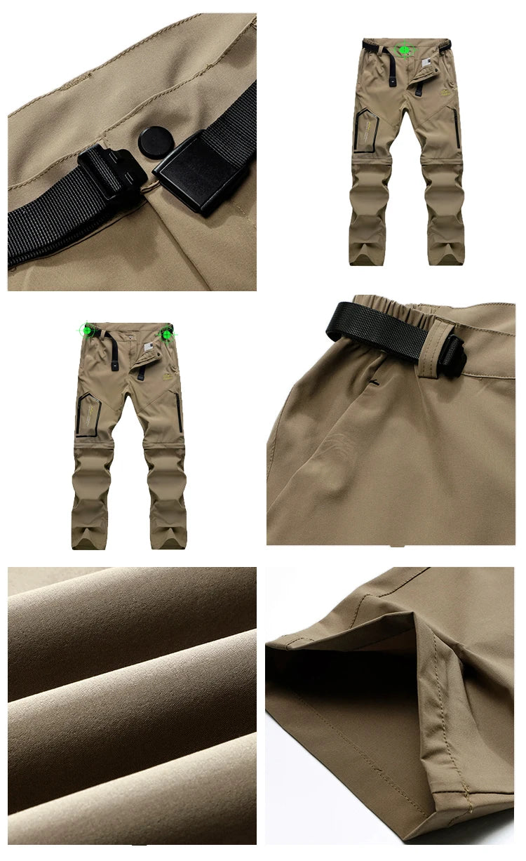 Pantalon de randonnée | convertible pour homme