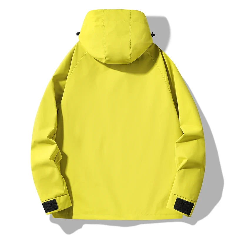 Veste randonnée imperméable à capuche coupe-vent outdoor | Esprit Baroudeur