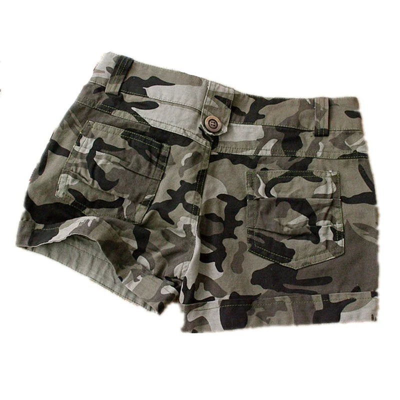 Short militaire de randonnée camouflage avec ceinture | Esprit Baroudeur
