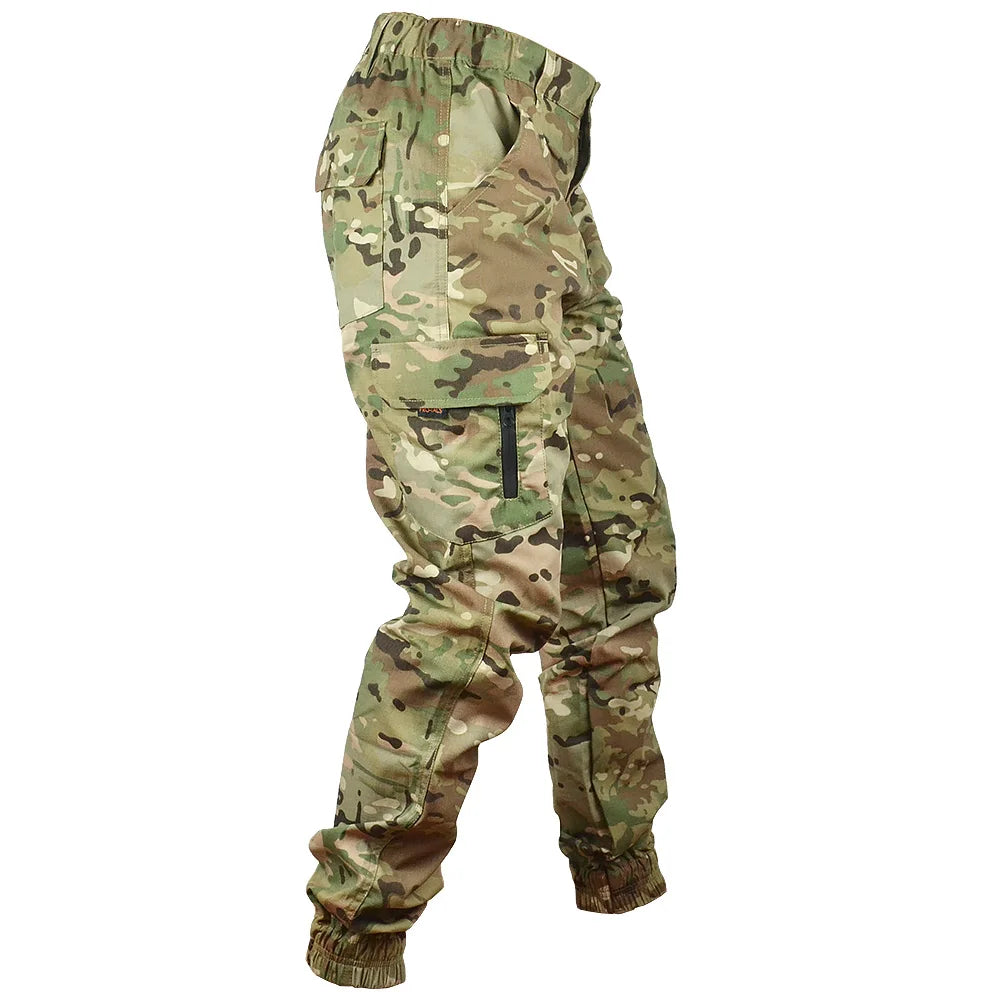 Pantalon randonnée militaire camouflage multi-poches tactique | Esprit Baroudeur
